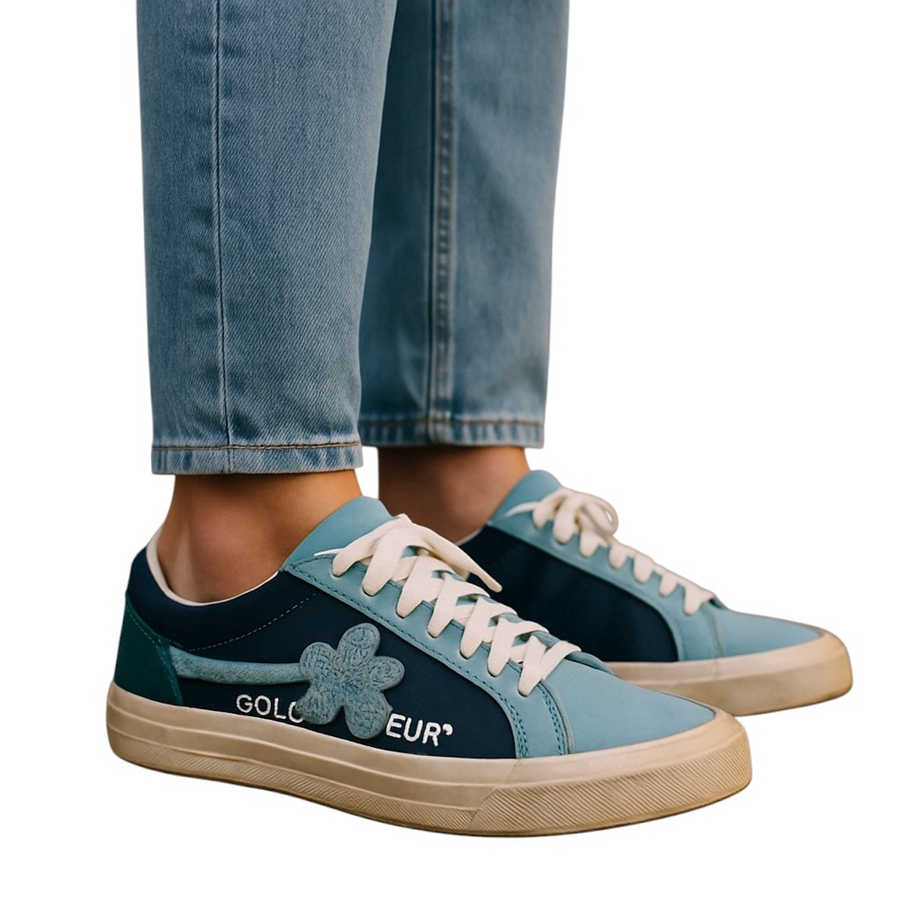 Converse Golf Le Fleur One Star Ox Sneakers Blue Leather